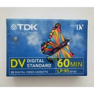 TDK Mini DV Digital Standard Video Cassette Tape LP-90/SP-60 Min Quality New